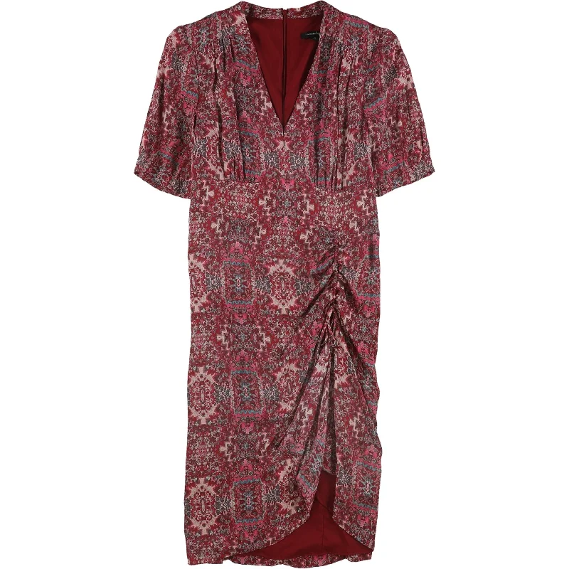 women's cotton dressesNanette Lepore Womens Sensuous Shift Midi Dress