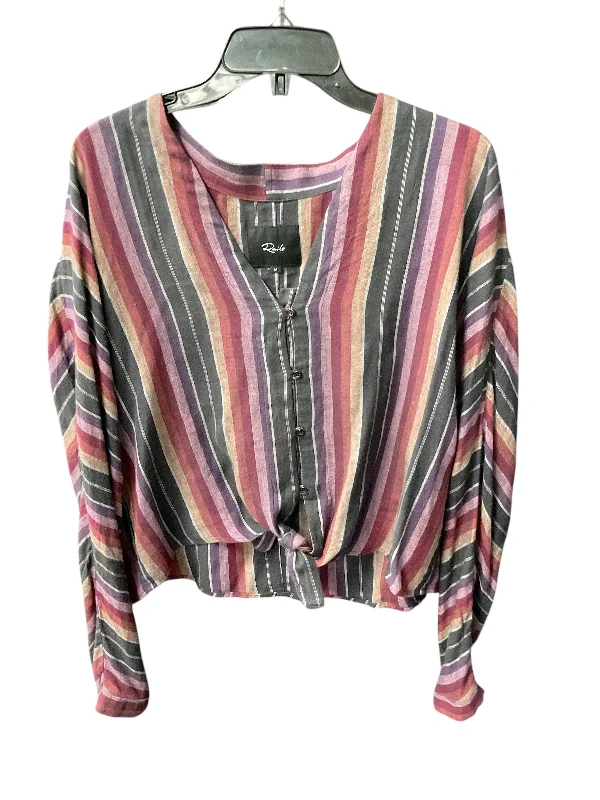 women's tops for those who believe in expressing their individuality through fashionTop Long Sleeve By Rails In Multi-colored, Size: M