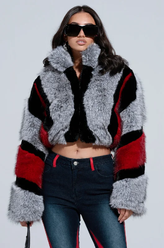 women's coats for those who want to make a fashion statementTORONTO FAUX FUR COAT