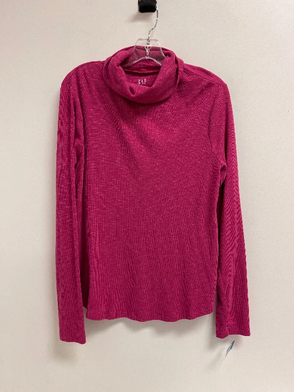 women's tops for those who want to add a personal touch to their wardrobe with unique and one-of-a-kind piecesTop Long Sleeve By Gap In Pink, Size: Xl