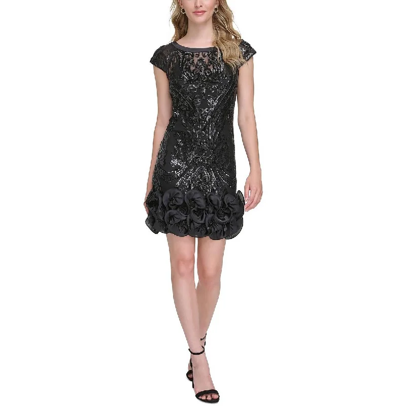 women's evening dressesGuess Womens Sequined Mini Cocktail And Party Dress