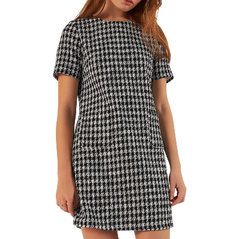 women's fashionable dressesGracia Womens Tweed Mini Shift Dress