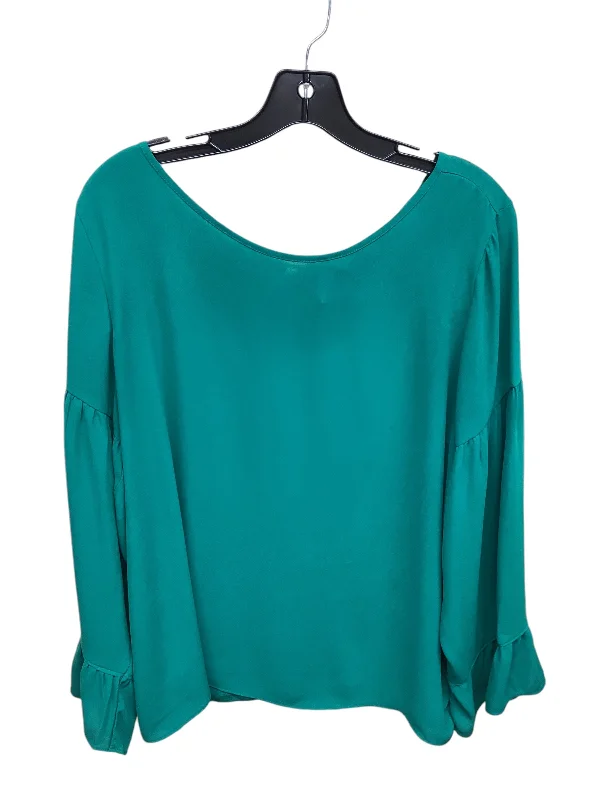 women's tops for those who want to create outfits that are both unique and memorableTop Long Sleeve By Loft In Green, Size: L