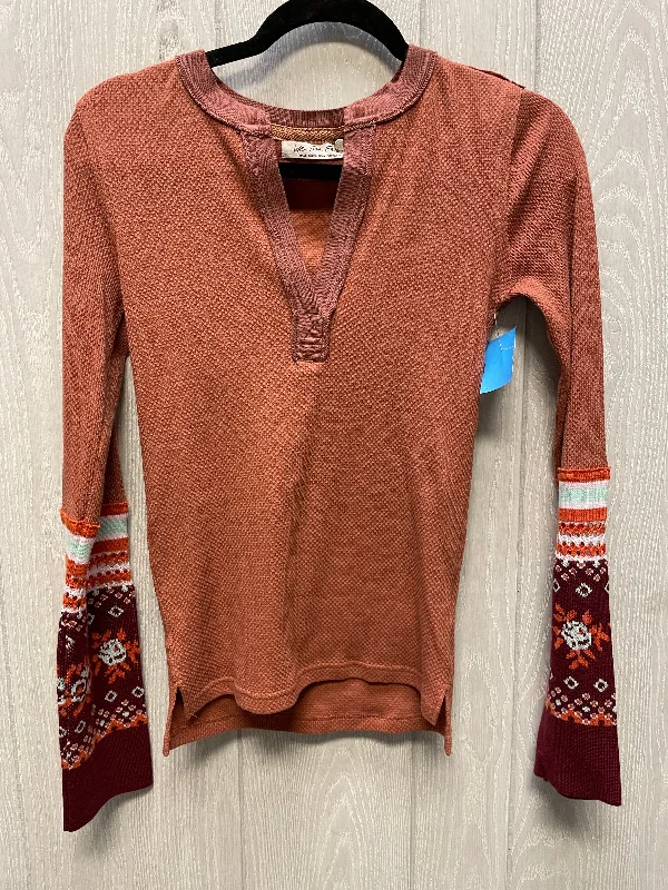 lace women's topsTop Long Sleeve By We The Free In Brown, Size: S