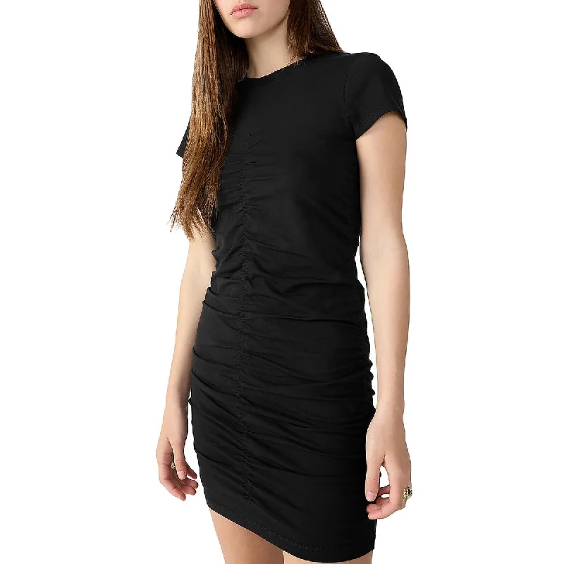 women's retro dressesSanctuary Womens Mini Ruched Shirtdress