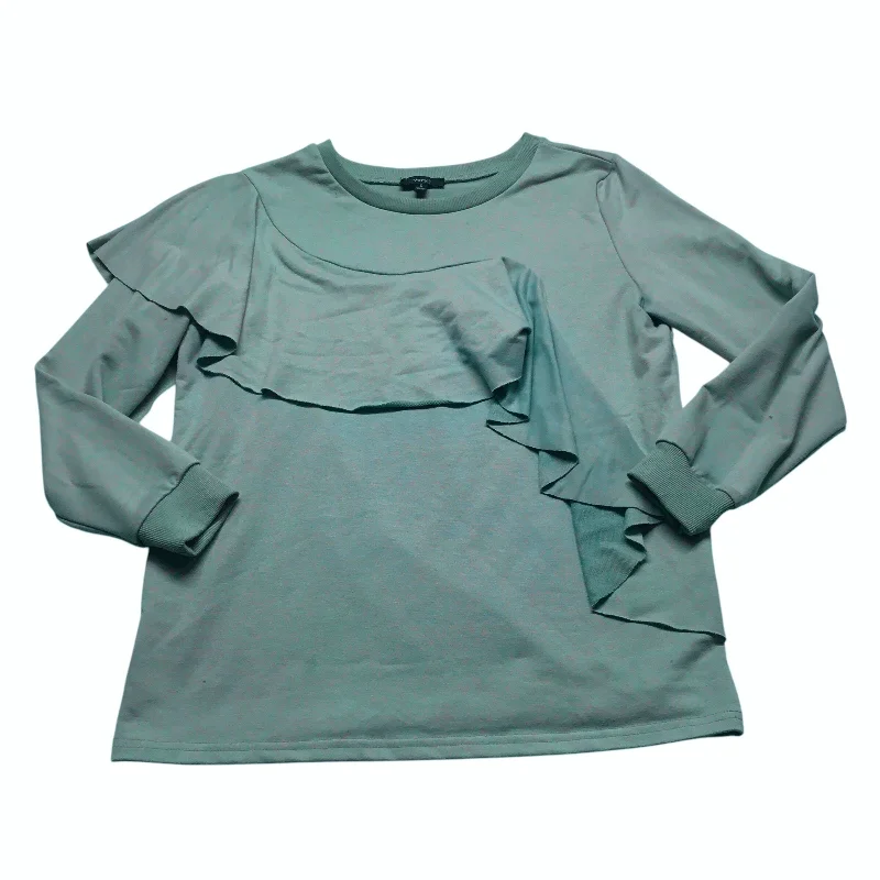 women's tops for those who want to add a touch of sophistication to their casual attireTop Long Sleeve By Very J In Green, Size: S