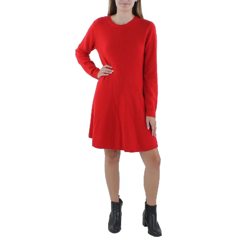 Velveteen DressPolo Ralph Lauren Womens Wool Blend Mini Sweaterdress