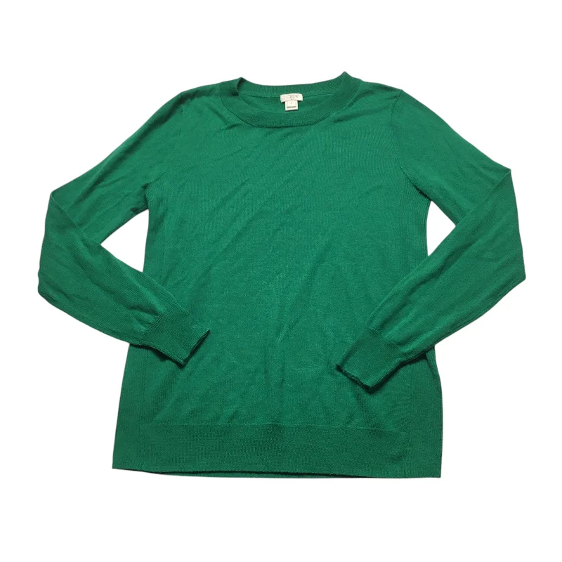 women's tops for layeringTop Long Sleeve By J. Crew In Green, Size: S