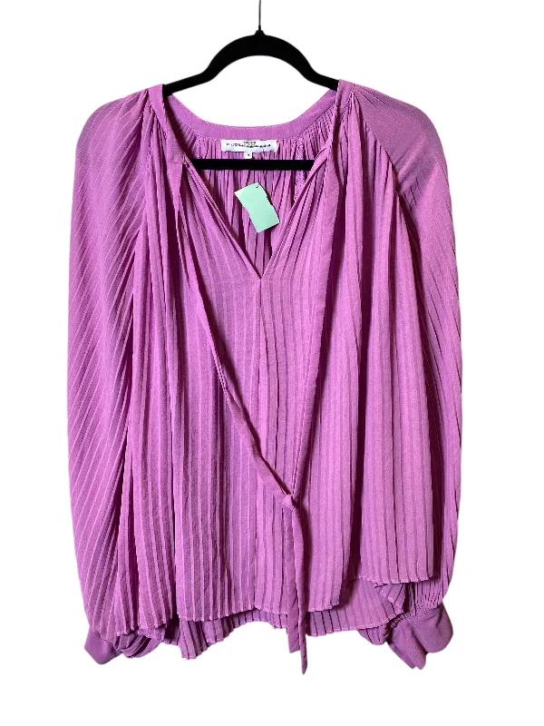 chic women's tops for everyday wearTop Long Sleeve By Endless Rose In Purple, Size: S