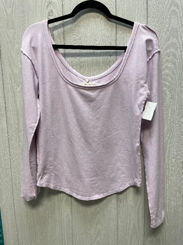 chic women's tops for everyday wearTop Long Sleeve By We The Free In Purple, Size: Xl