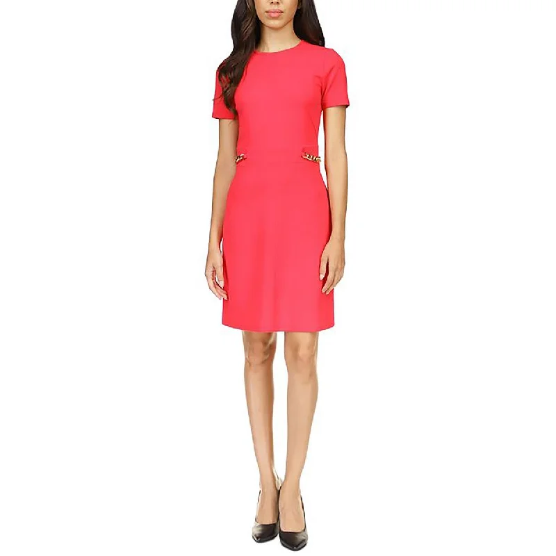 women's sleeveless dressesMICHAEL Michael Kors Womens Petites Crepe Mini Cocktail And Party Dress