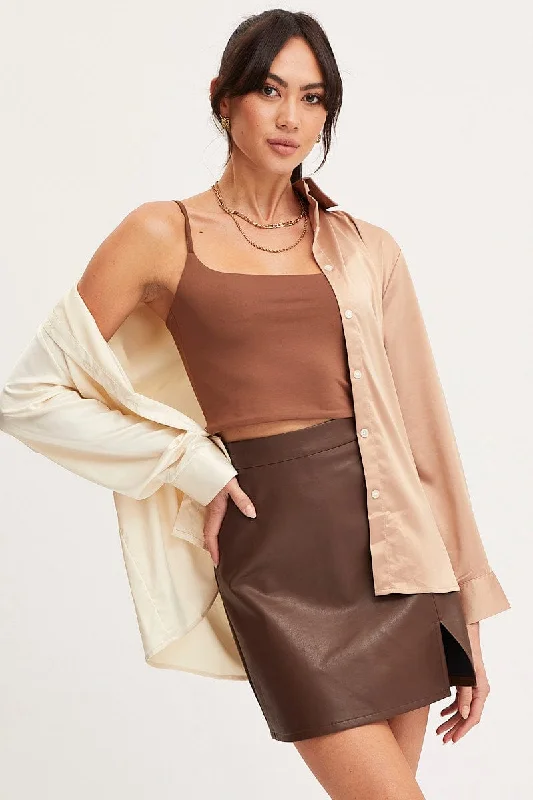 women's tops that offer a perfect blend of style, comfort, and affordabilityMulti Shirt Top Long Sleeve Collared Satin