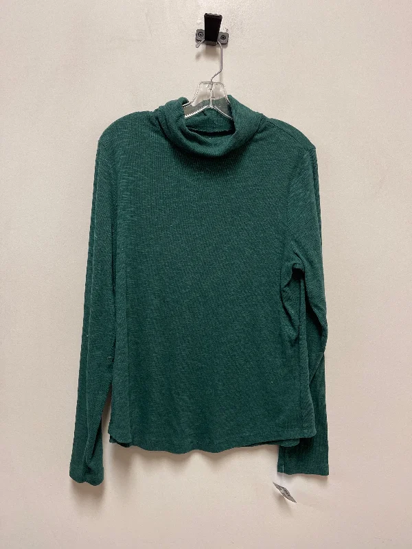 women's tops for those who want to show off their figure in a flattering wayTop Long Sleeve By Gap In Green, Size: Xl