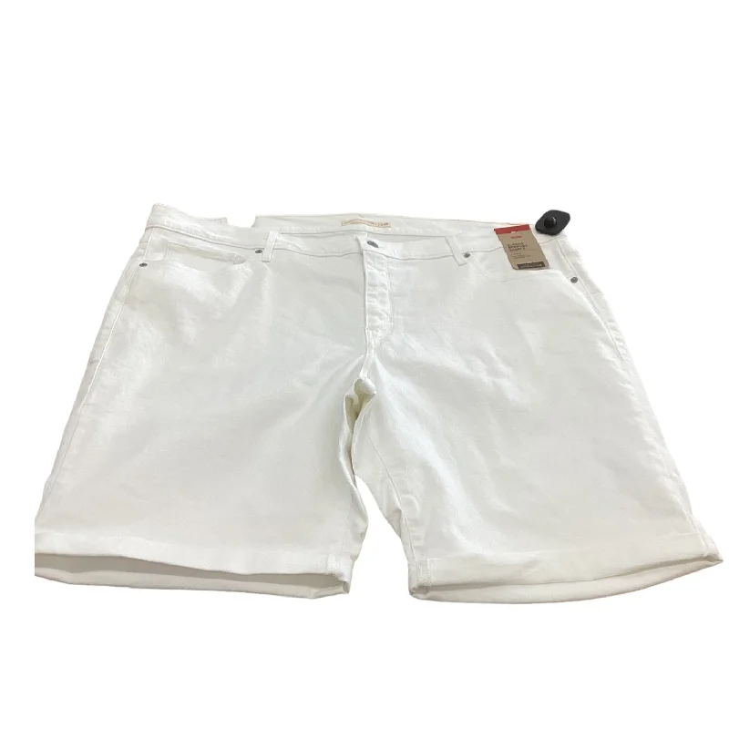 women's warm shortsWhite Shorts Levis, Size 24