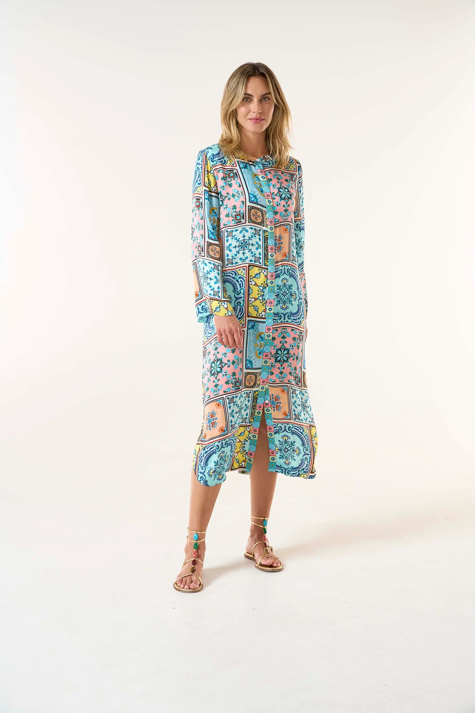 women's handmade dressesSani Maxi Casablanca Multi