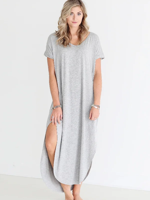 women's fair-trade dressesHeather Gray DLMN Maxi Dress