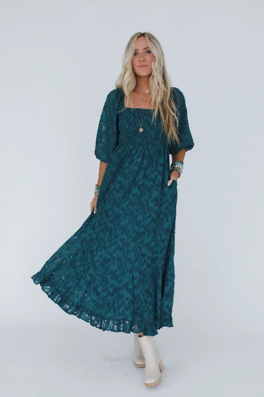 women's cotton dressesCapistrano Maxi Dress - Green