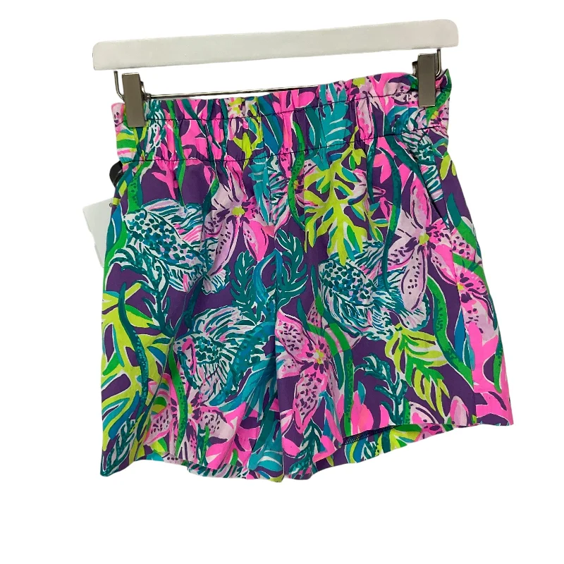 women's chiffon shortsMulti-colored Shorts Designer Lilly Pulitzer, Size Xs