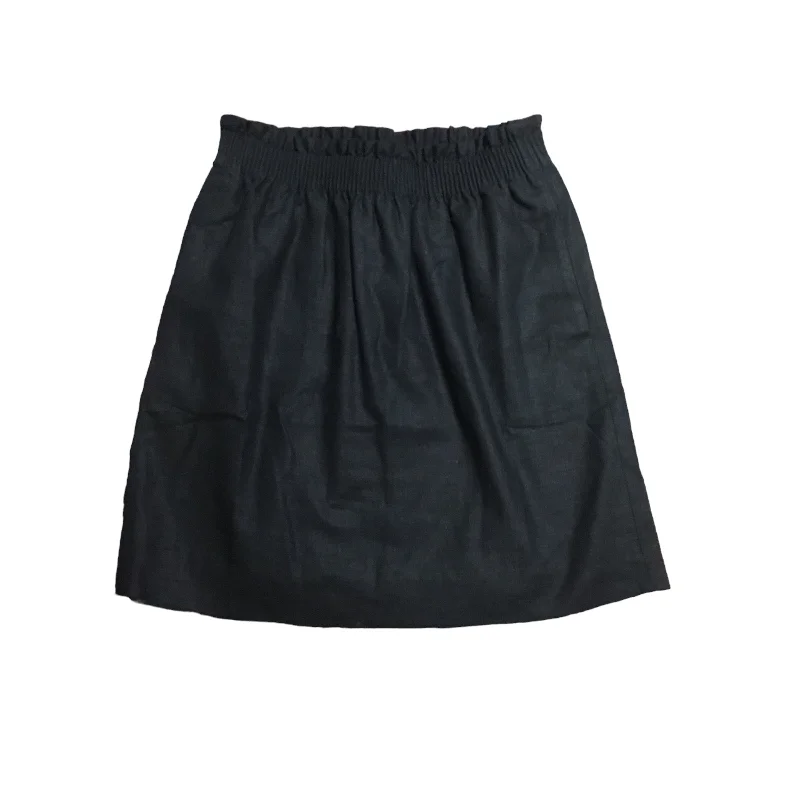 women's elastic-waisted skirts for pregnancyBlack Skirt Mini & Short J. Crew, Size 0