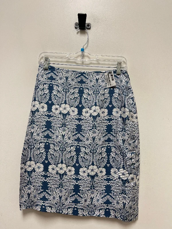 women's sustainable striped skirtsBlue Skirt Midi J. Crew, Size 6