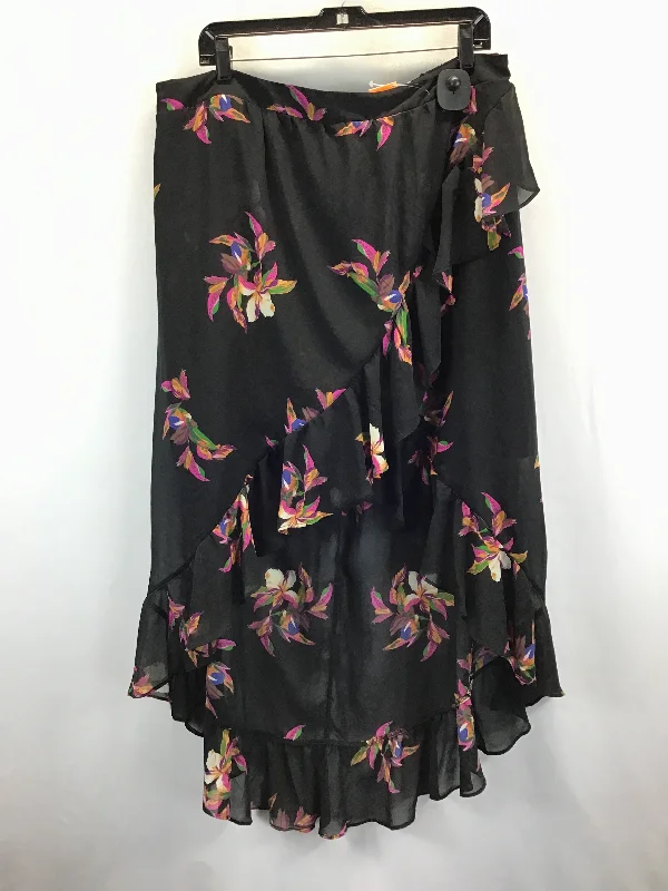 women's evening skirtsFloral Print Skirt Maxi A New Day, Size Xxl