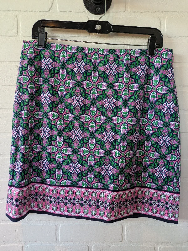 women's versatile work skirtsGreen & Pink Skirt Mini & Short Talbots, Size 10petite