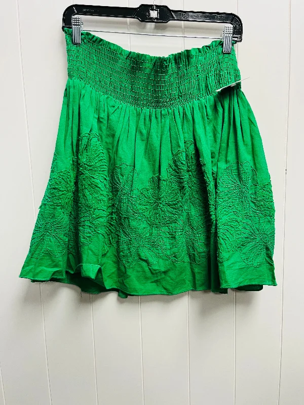 women's classic chiffon skirtsGreen Skirt Mini & Short Studio M, Size L