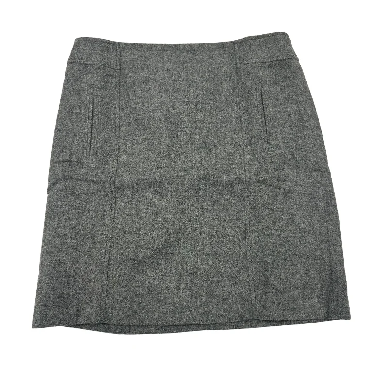 women's cool work skirtsGREY SKIRT MIDI by TALBOTS Size:8