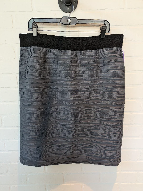 women's denim midi skirtsGrey Skirt Mini & Short Alfani, Size 16