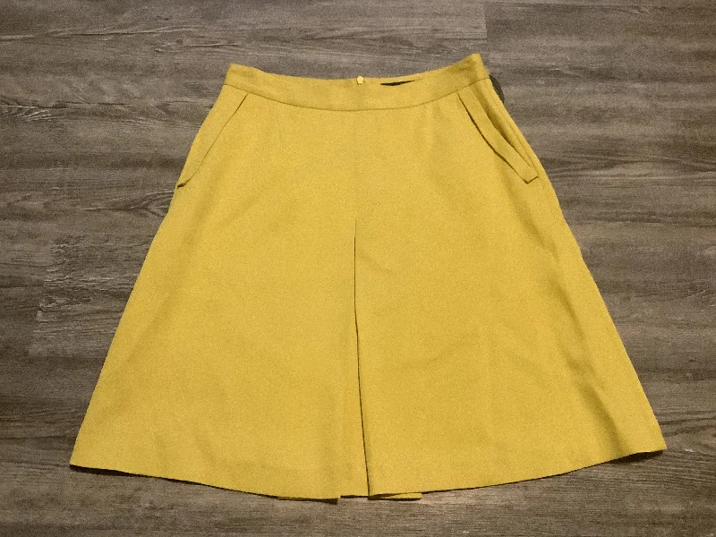 women's elastic waist skirtsYellow Skirt Mini & Short Massimo Dutti, Size 6