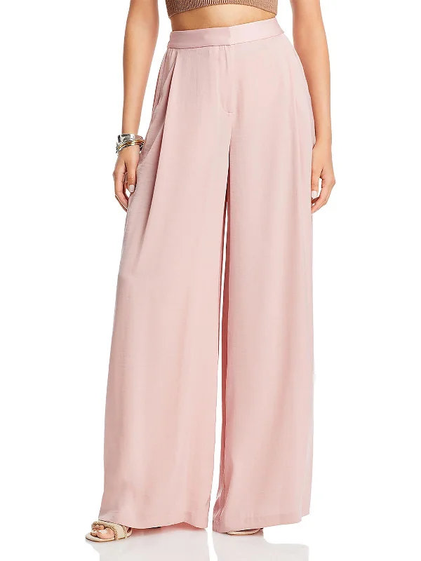 women's fall pantsBenji Womens Pleated Dressy Wide Leg Pants