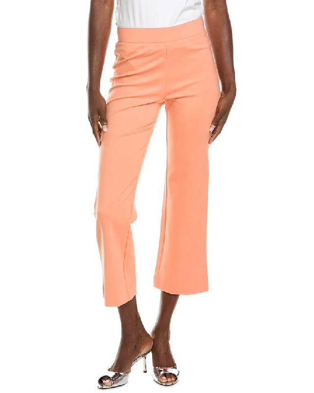 women's leather pantsIsaac Mizrahi Cropped Kick Flare Pant