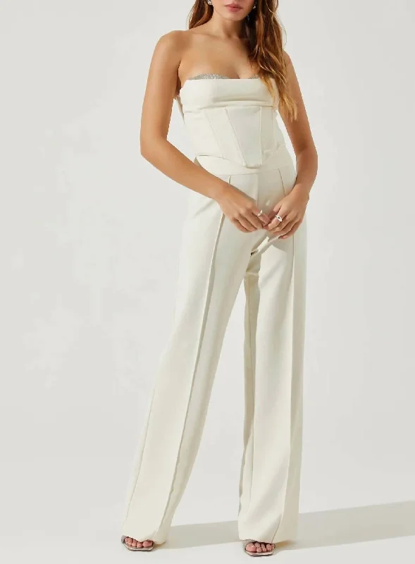 women's straight-leg pantsMadison Pants In Ivory