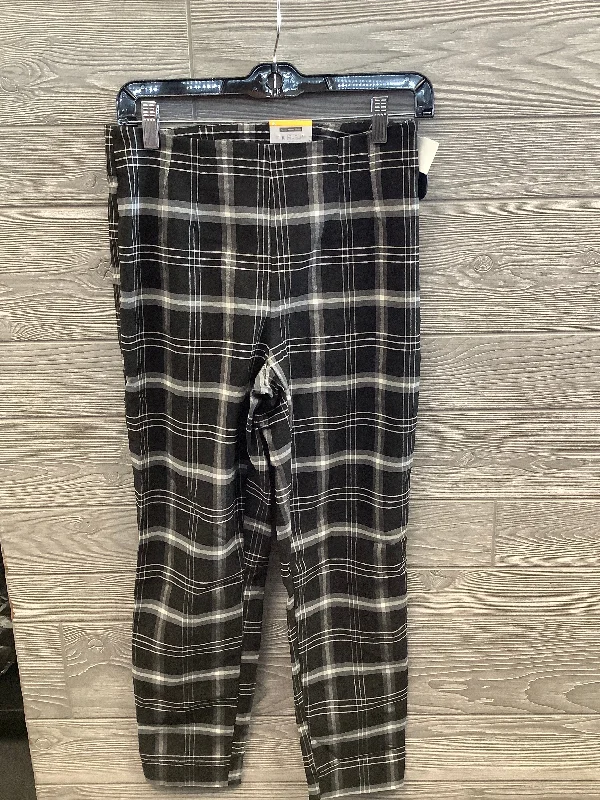 women's convertible pantsPants Cropped By Time And Tru In Plaid Pattern, Size: 10