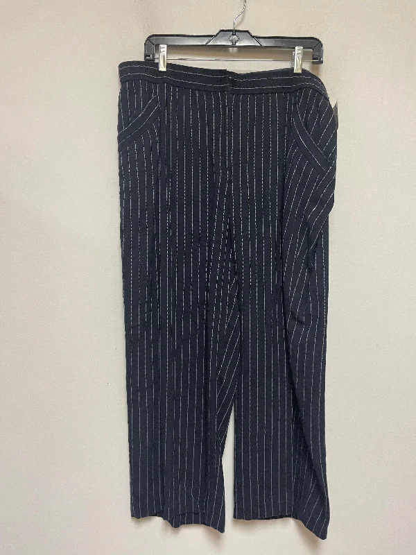 women's summer pantsPants Wide Leg By Eileen Fisher In Striped Pattern, Size: 16