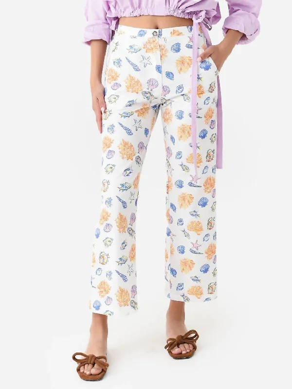 women's bell-bottom pantsPietro Pant In Conch