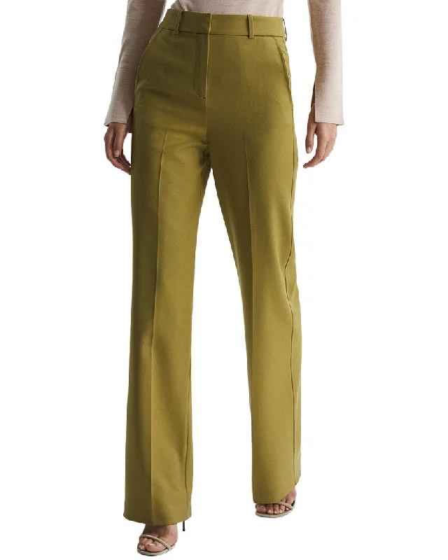 women's maternity pantsReiss Iris Wool-Blend Wide Leg Trouser