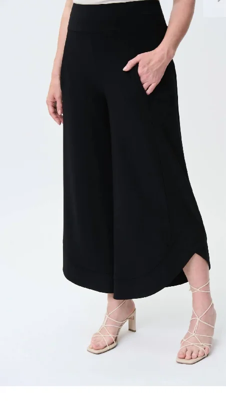 women's stretch pantsWide Leg Pant In Black