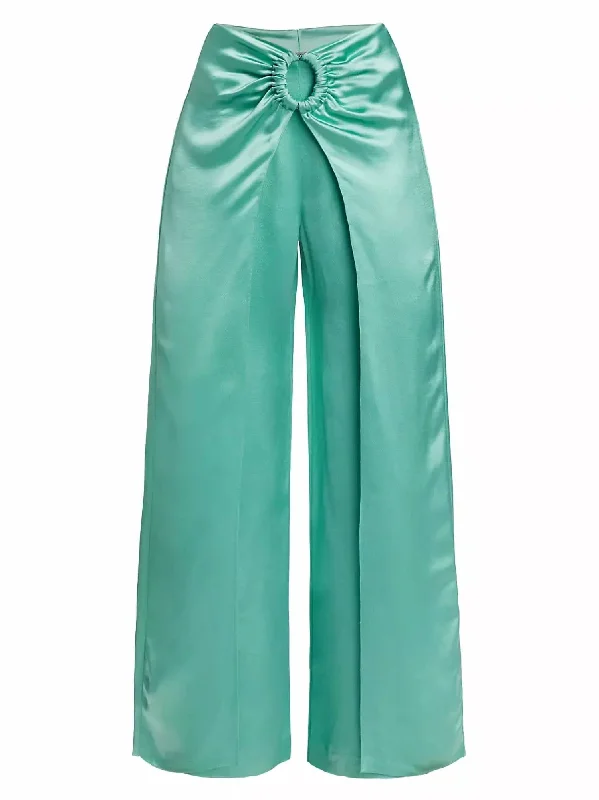 women's summer pantsWomen's Belma Wide Leg Pants In Aqua