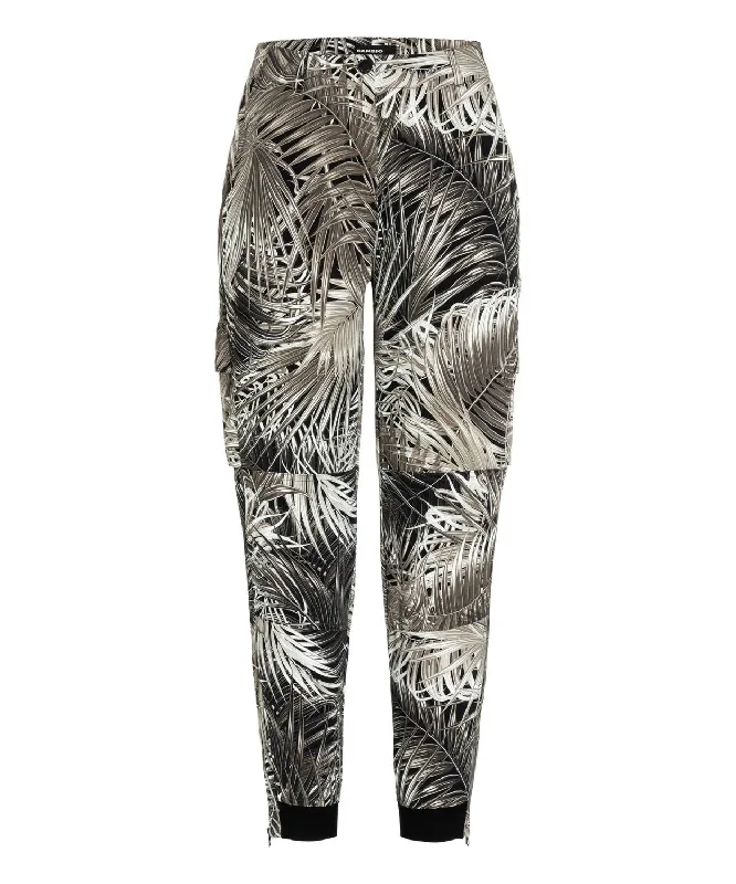 women's patched pantsWomen's Jules Pants In Jungle Leaves