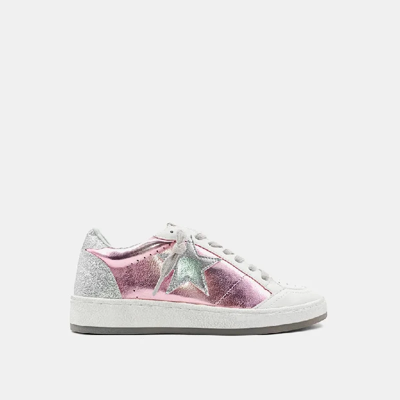 women's neon dressesShu Shop Paz Metallic Pink Sneakers