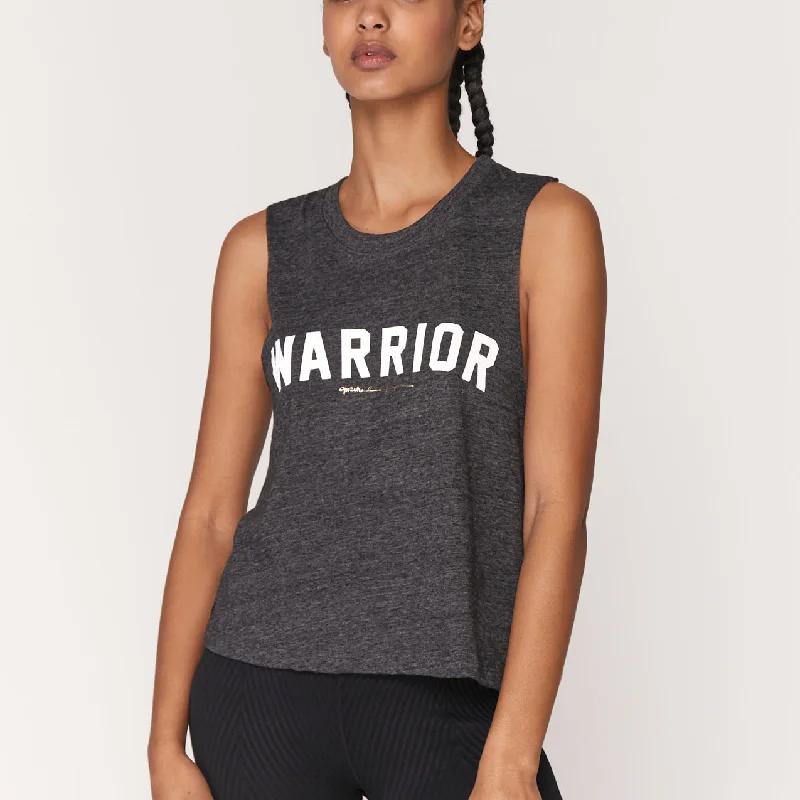 women's tops for those who appreciate subtle and muted tonesWarrior Crop Tank