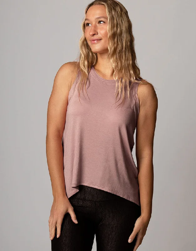 women's tops for cozy nights inSunday Tank Pale Mauve