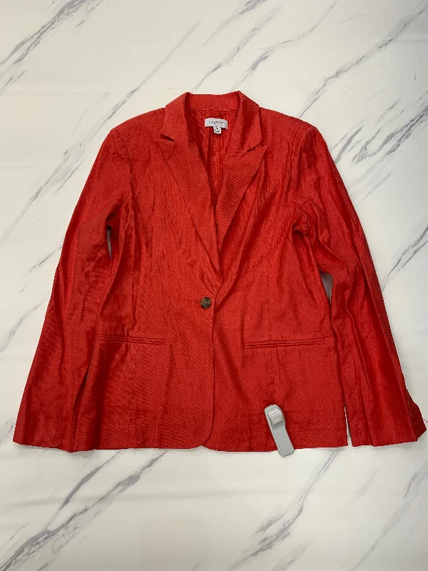 women's coats with velvet finishesBlazer By Evereve In Red, Size: S