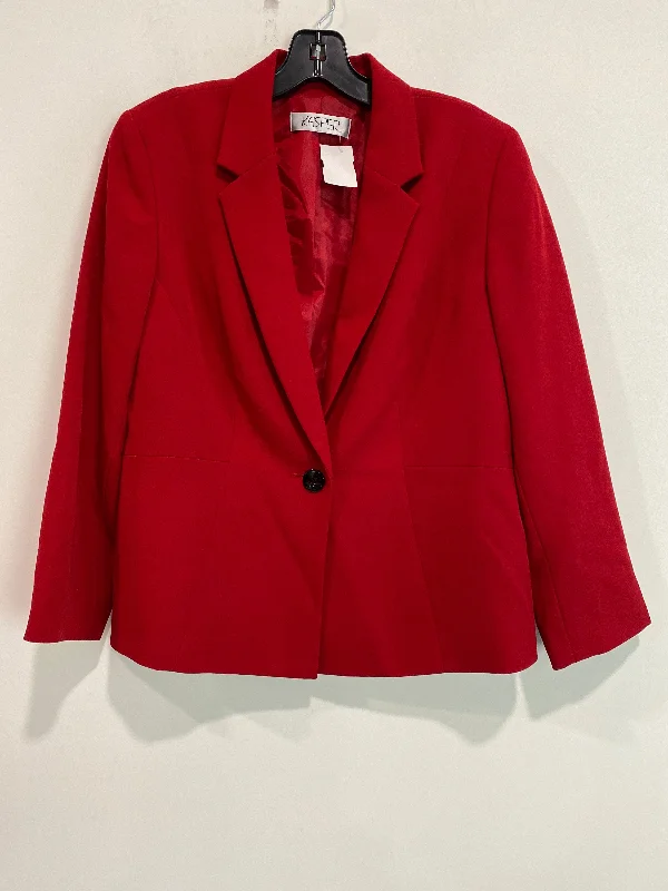 women's coats for those who love to mix and matchBlazer By Kasper In Red, Size: Lp