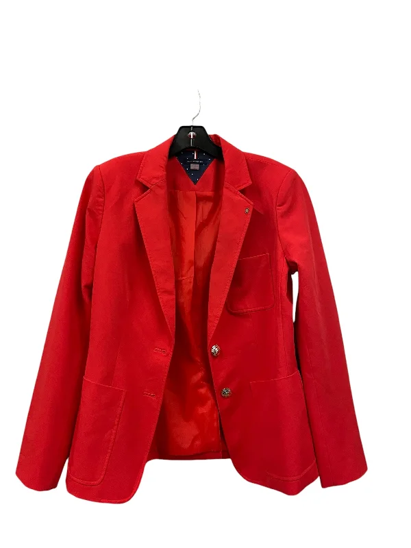 sustainable women's coatsBlazer By Tommy Hilfiger In Red, Size: M