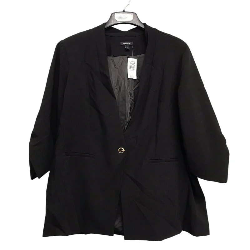 women's coats for winter weddingsBlazer By Torrid In Black, Size:4X