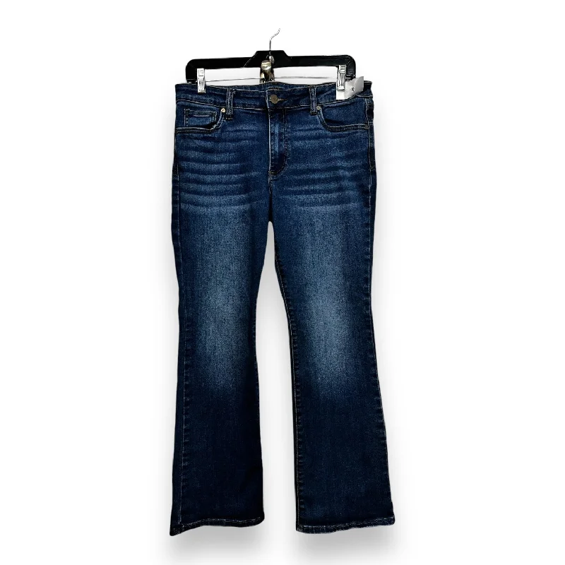 Jeans Boot Cut By Kut In Blue Denim, Size: 10p