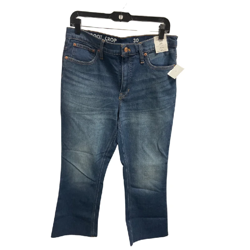 Jeans Cropped By J. Crew In Blue, Size: 10