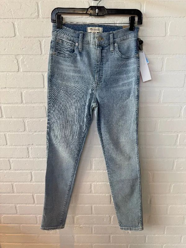 Jeans Skinny By Madewell In Blue Denim, Size: 4